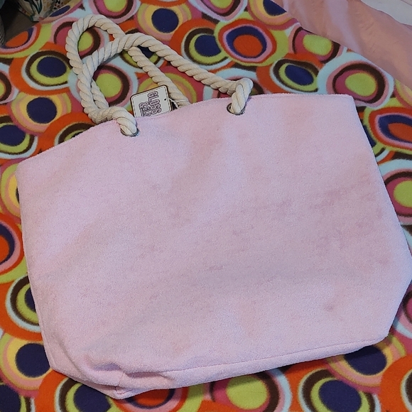 GLOSS and GLO Pink Tote Bag NWT Beach Bum - Picture 3 of 6